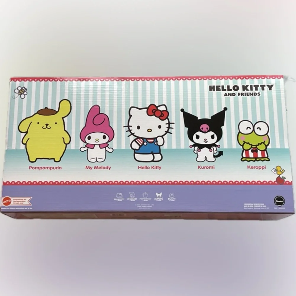 Hello Kitty and Friends plush set of 5 Mattel Sanrio New in box